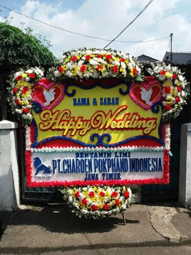 Karangan Bunga Pernikahan  di Indonesia